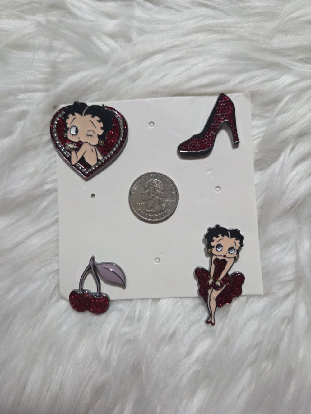 Betty Boop Pin Set - Picture 3 of 5
